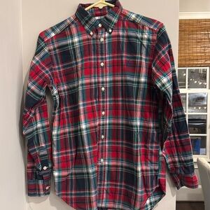 Boys Ralph Lauren plaid Button Down Large (14-16)